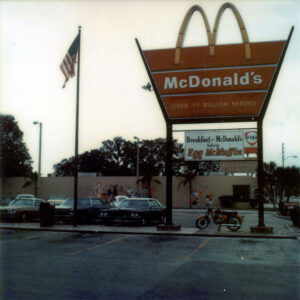 Wear-House view from McDonalds of early days in 1976 