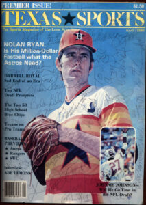This is the first issue of Texas Sports Magazine